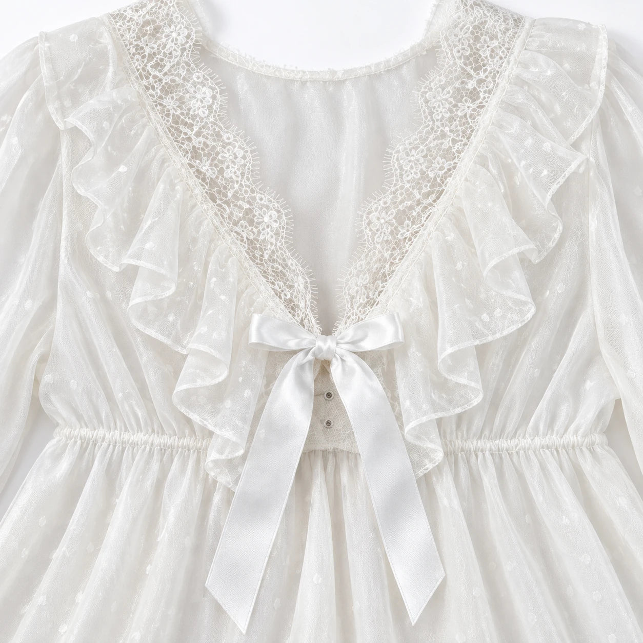 Ruffle Lace / 胸元のリボン